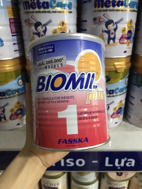 Sữa Biomil plus số 1,2,3 800g