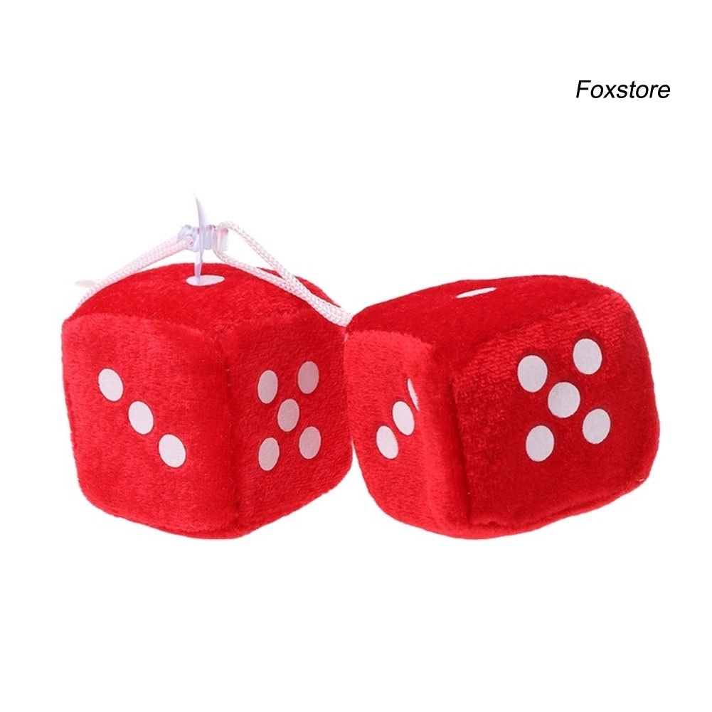 Set 2 xí ngầu treo trang trí xe ô tô