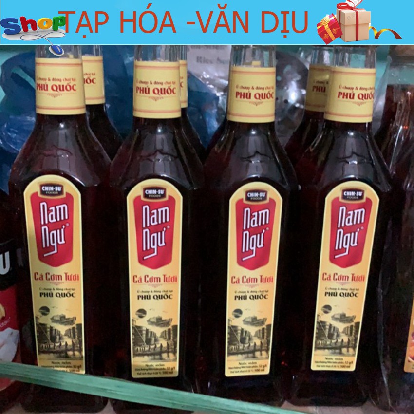 Nước mắm Nam ngư Phú Quốc 500ml chai sành  ✅còn hàng ✅ tạp hóa Văn Dịu