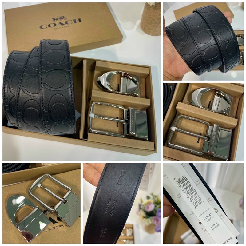 Set thắt lưng C0ach 4in1 cho phái mạnh