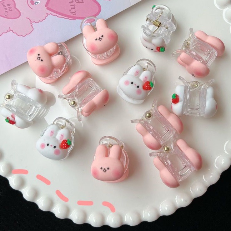 Kẹp Tóc Hình Thỏ Hoạt Hình Phong Cách Nhật Bản Xinh Xắn Cho Nữ