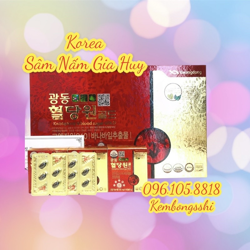 [HÀNG MỚI] Viên Uống Ổn Định Huyết Áp, Tiểu Đường, Mỡ Máu Hàn Quốc