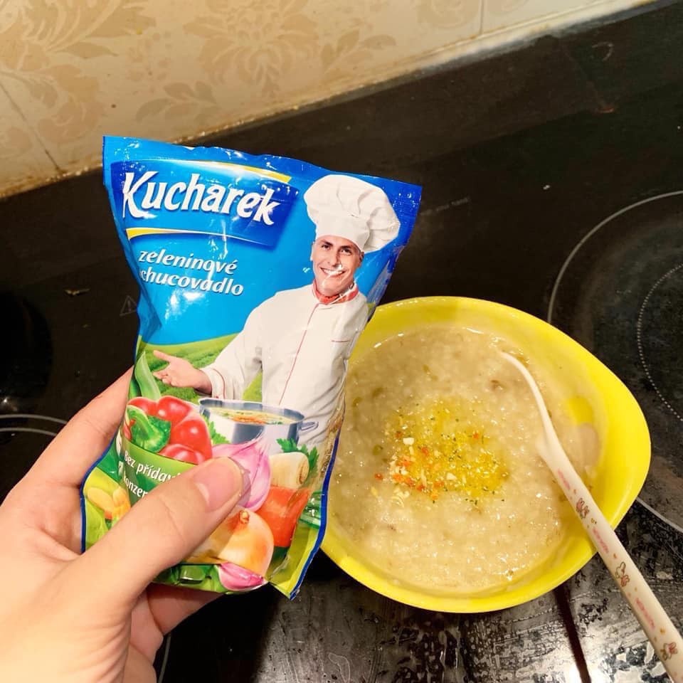 Hạt nêm hữu cơ Kucharek 100% từ rau củ cho bé ăn dặm, người ăn kiêng ăn chay gói 200g