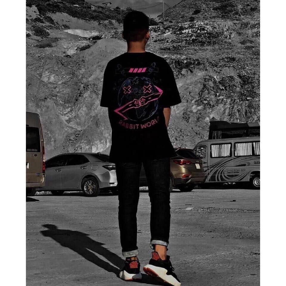 Áo thun oversize tay lỡ form rộng cực hot