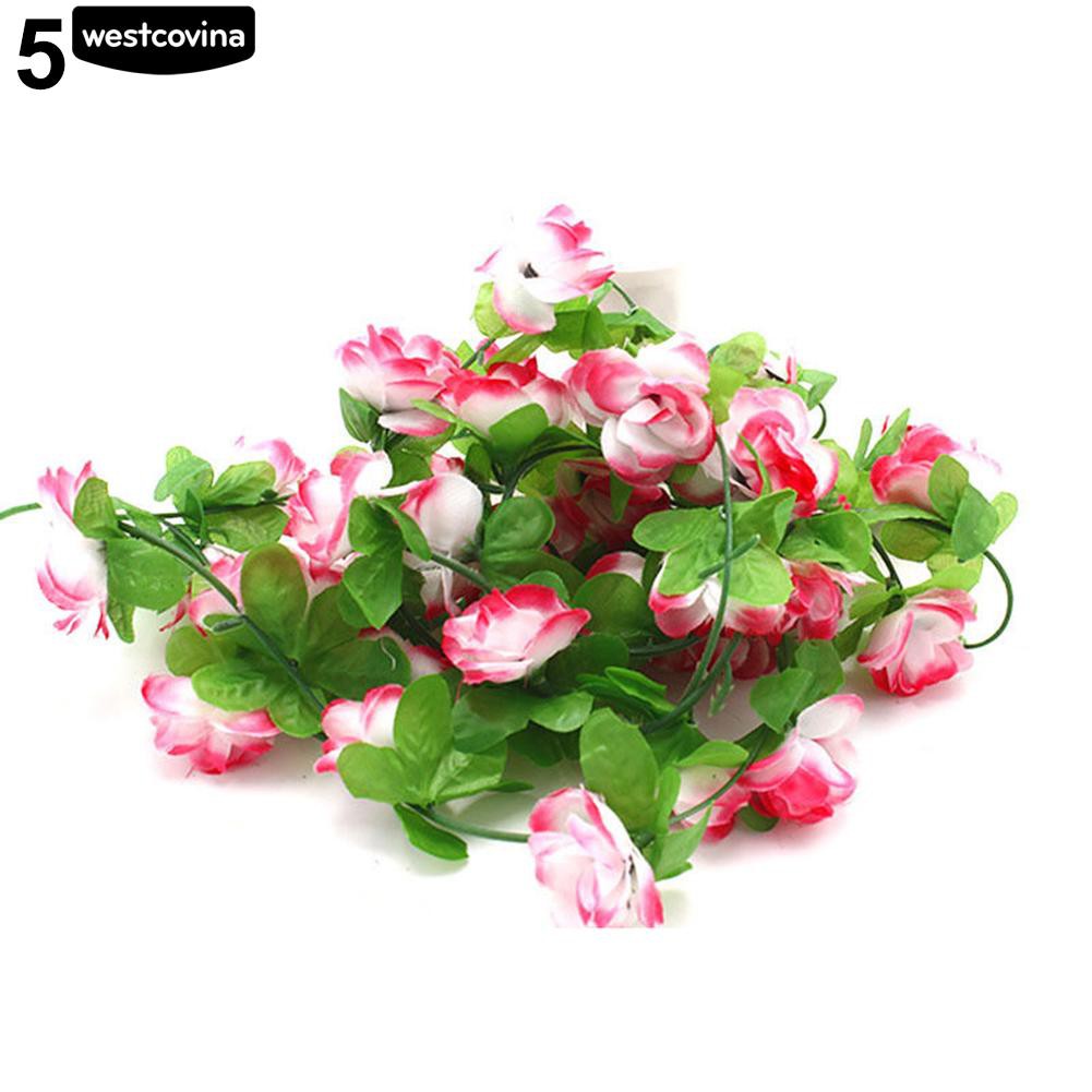 W Áo thun họa tiết chữ W🌼Dây hoa hồng giả trang trí nhà cửa