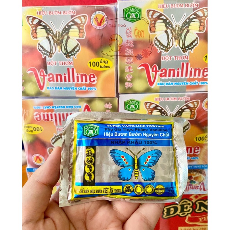 Bột vani Vianco Hiệu Con Bướm bịch 2.5g