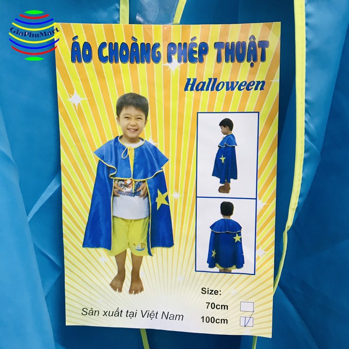Áo Choàng Halloween - Áo Choàng Phép Thuật