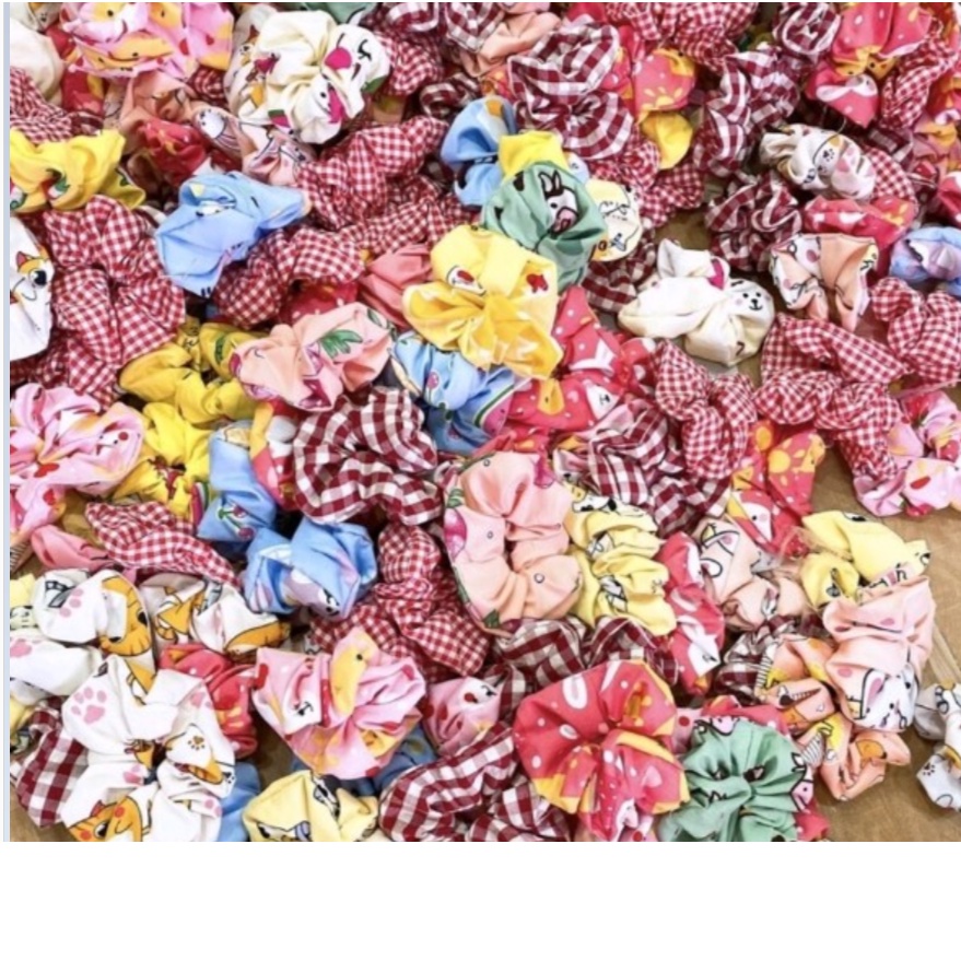 Dây buộc tóc, cột tóc scrunchies dễ thương nhiều mẫu