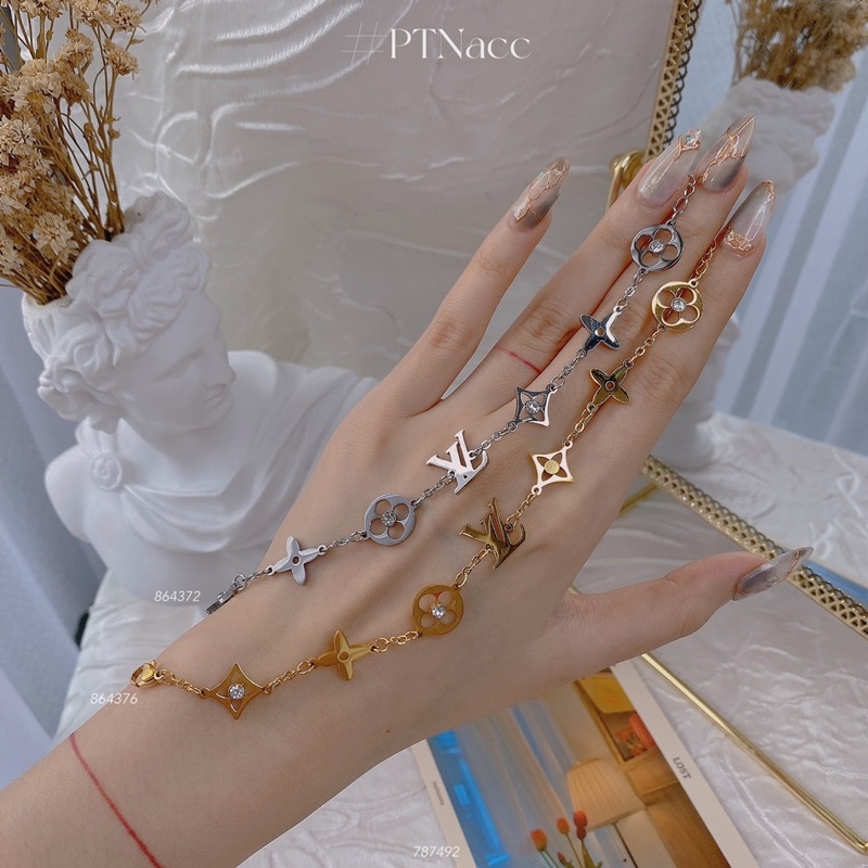 ᴾᵀᴺᵃᶜᶜ Lắc tay titan full logo LV | L6629.655.5