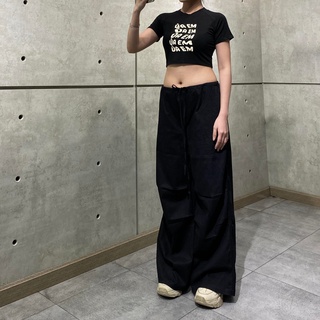 Quần form rộng parachute pants 90s