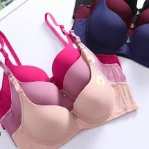 Sale OFF50%: Áo ngực cotton 365 Hoa cúc có gọng - quả ôm dệm nâng 2,5 cm chống xệ ngực( 34. 36. 38)