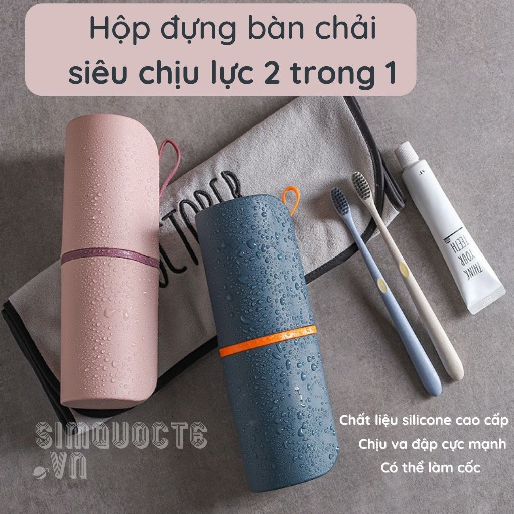 Hộp đựng bàn chải có thể làm cốc tiện dụng HBC03