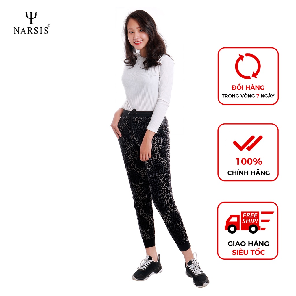 Quần Jogger nữ Narsis P7060 chất nỉ nhung