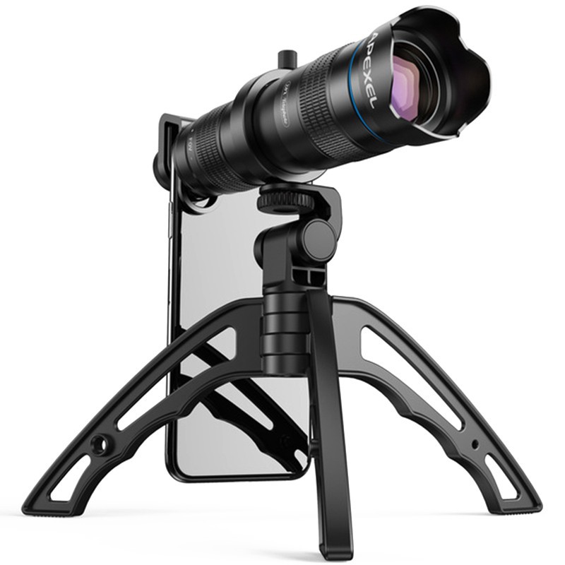 Bộ ống kính apexel 36x super tele zoom lens cho điện thoại - Tặng kèm Tripod