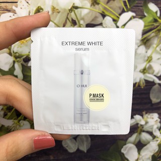 Gói Tinh Chất Ohui Dưỡng Trắng Da, Mờ Sạm Nám và Chống Lão Hóa - Serum Ohui Extreme White Snow Vitamin 1ml/gói