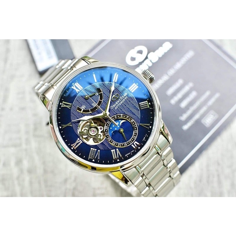 ĐỒNG HỒ NAM CHÍNH HÃNG Orient Star RE-AY0103L00B Moon Phase Automatic