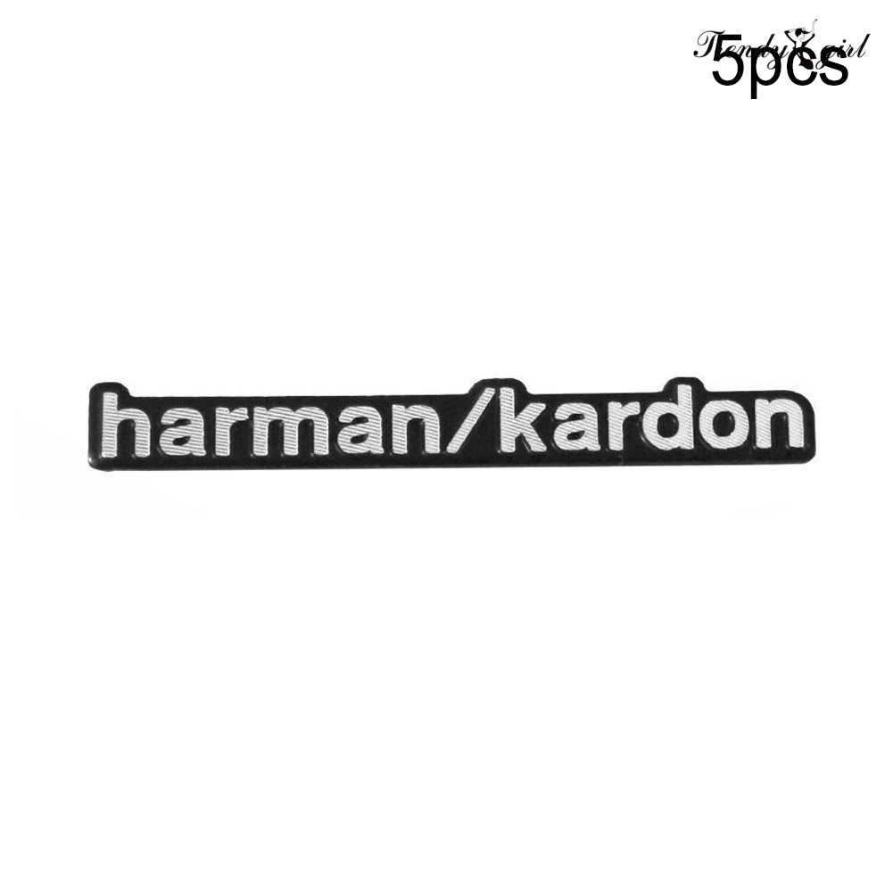 Set 5 Huy Hiệu Hình Harman / Kardon Hi-fi Bằng Nhôm Trang Trí Loa