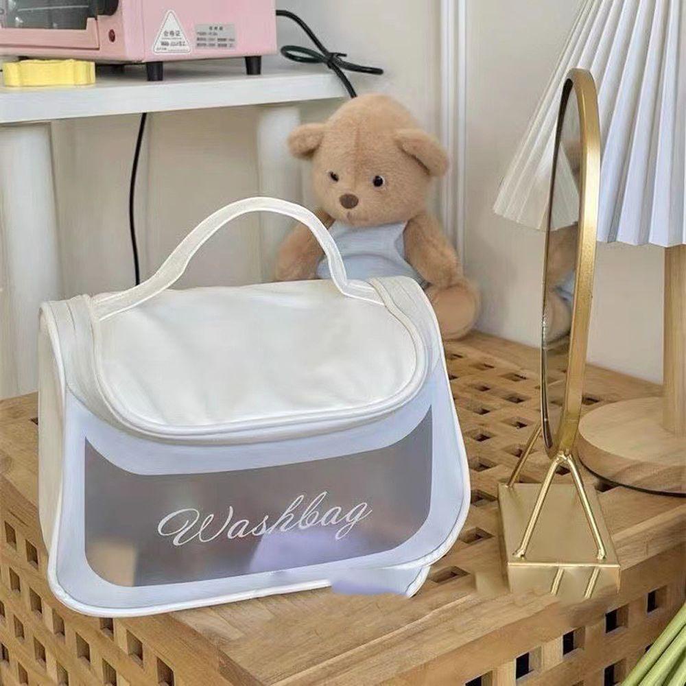 OCEANMAP Túi Đựng Mỹ Phẩm Trong Suốt Chống Thấm Nước Cỡ Lớn Tiện Lợi Khi Đi Du Lịch