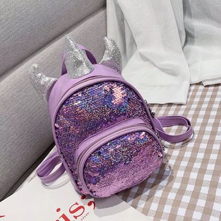 Balo mini hình Kỳ Lân đính hạt dễ thương
