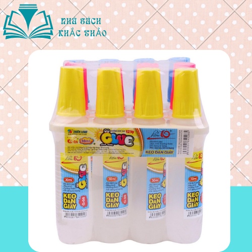 5 lọ hồ nước Thiên Long (keo gián giấy)