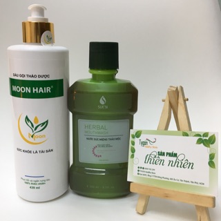 Combo sản phẩm thảo dược chăm sóc tóc, răng miệng