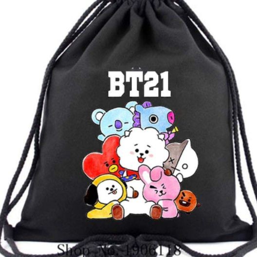 - Balo Dây Rút BTS giá Rẻ Cho ARMY in theo yêu cầu