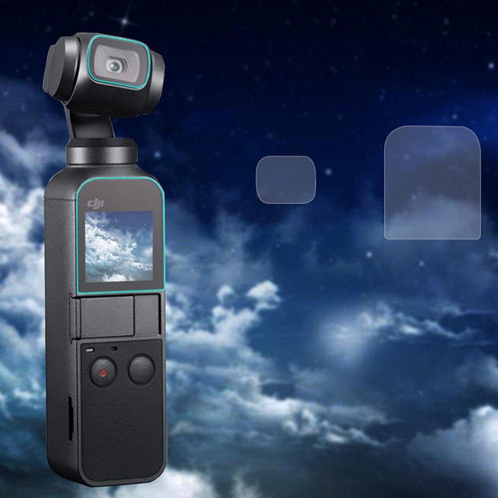 Set 6 miếng dán bảo vệ màn hình và camera cho tay cầm chống rung DJI OSMO Pocket
