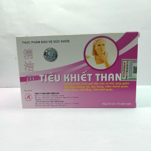 Tiêu Khiết Thanh 30 viên - Giúp Giảm Nhanh Các Triệu Chứng Viêm Đường Hô Hấp