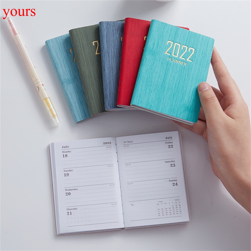 Sổ tay ghi chú 365 ngày A7 2022 bản tiếng Anh