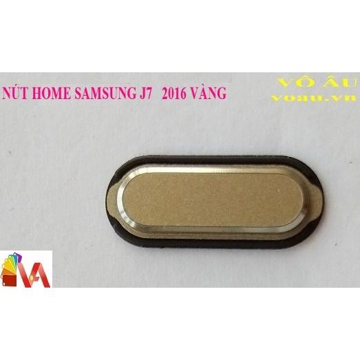 Nút home samsung j7 2016 màu vàng