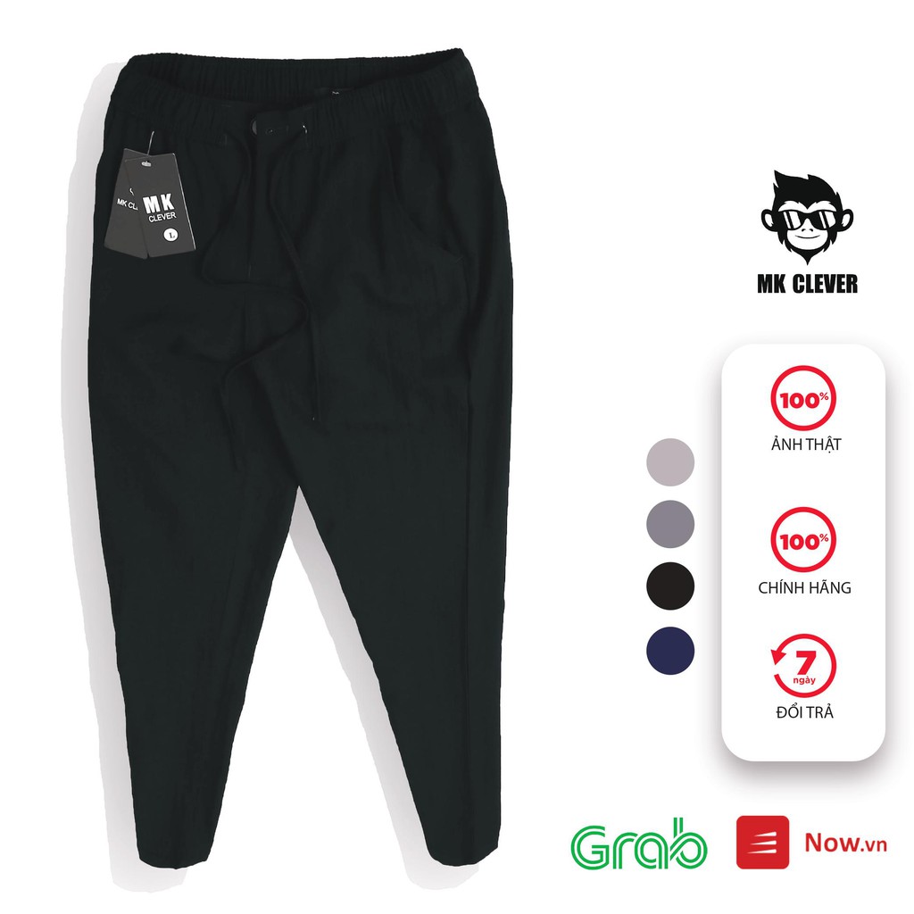 Quần đũi xước slimfit MK CLEVER, Form slimfit ôm gọn, chất vải đũi xước chống nhăn, mặc siêu thoáng và mát - QDX04 | BigBuy360 - bigbuy360.vn