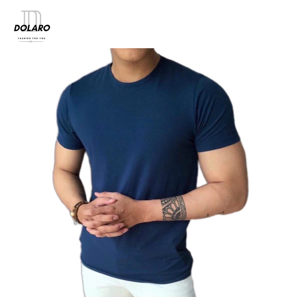 Áo thun basic unisex DOLARO FASHION FOR YOU chất mềm mịn