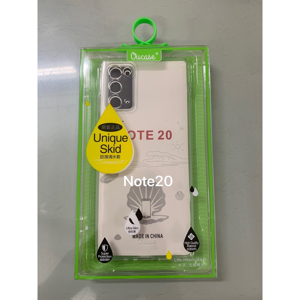 Ốp lưng dẻo Ou Case cho Galaxy Note 20, Note 20 Ultra 5G silicon trong suốt