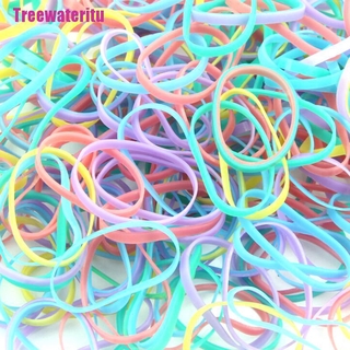 Set 100 Dây Thun Cột Tóc Nhiều Màu Cho Bé Gái
