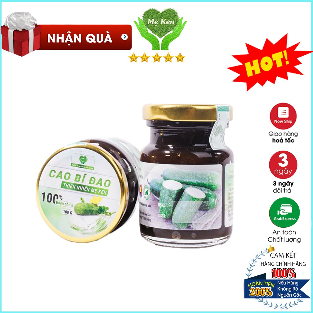 Mặt nạ cao bí đao Mẹ Ken hủ 100gr, dưỡng trắng da, ngăn ngừa nám, mụn hiệu quả
