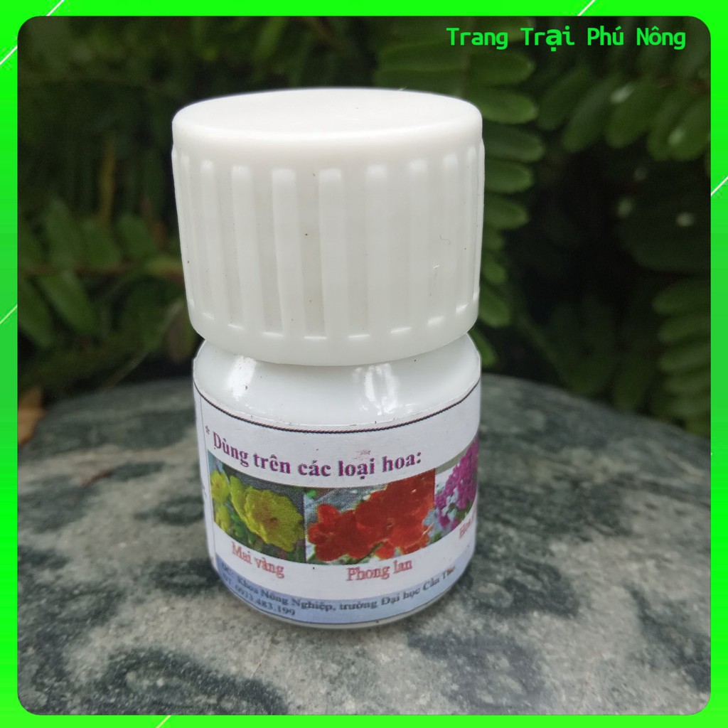 Phân Bón Vi Lượng NS Pasplo - Chất Chống Rụng Cánh Hoa, Giữ Hoa Lâu Tàn - Lọ 20ml