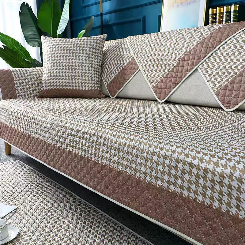 Vỏ Bọc Ghế Sofa 1/2/3/4/ Chỗ Tựa Tay Vịn/L Chống Trượt Bằng Vải Cotton In Họa Tiết Dễ Thương Tiện Dụng