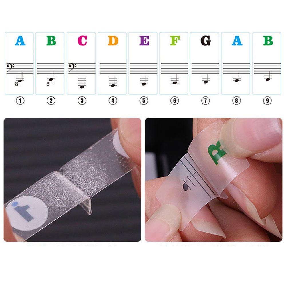 LAYOR1 Miếng Dán Bàn Phím Điện Tử 2 Kiểu Màu Trắng Trong Suốt