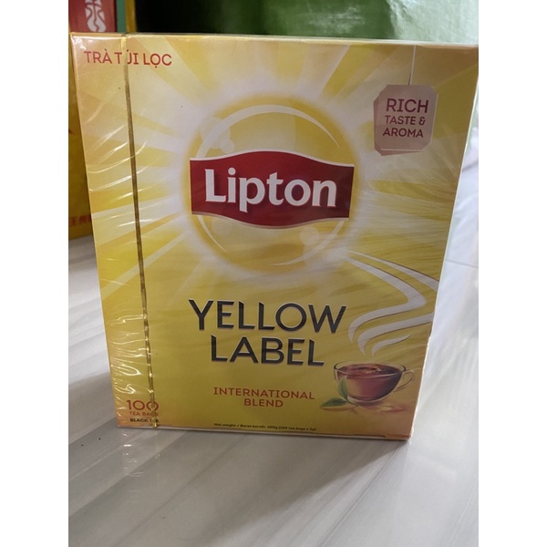 Trà Lipton Vàng Hộp 100Túi