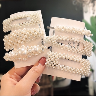 Kẹp tóc đính ngọc trai thời trang cho nữ