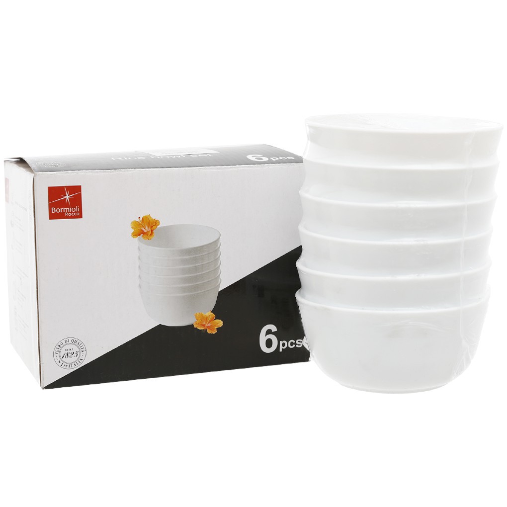 Bộ 6 chén thủy tinh RONDA - Bormioli Rocco
