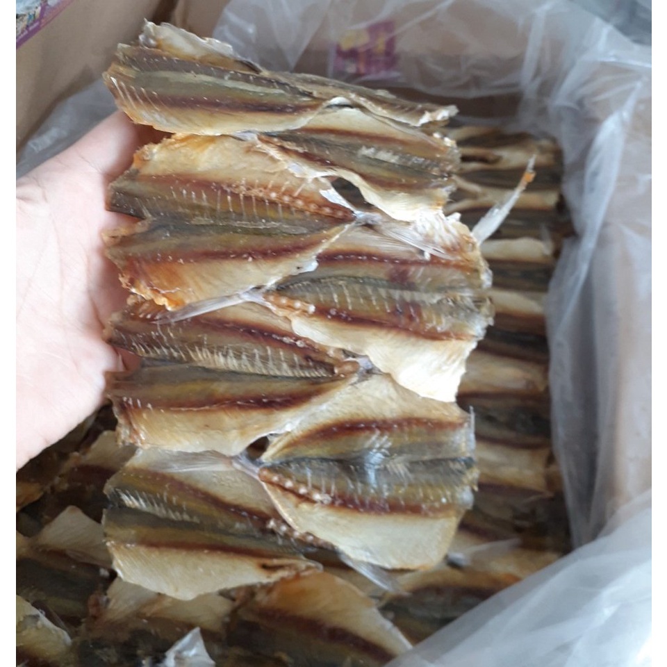 500gr Cá Chỉ Vàng Khô - Đóng gói hút chân không