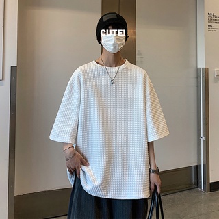 Áo Thun Tay Lỡ Phong Cách Harajuku Thời Trang Mùa Hè Cho Nam Tf1