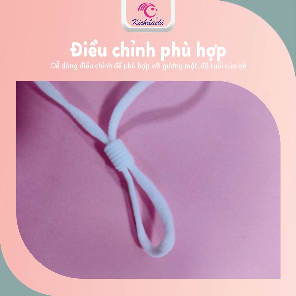 Gói 3 khẩu trang Hình Gấu cho Bé KICHILACHI KICH