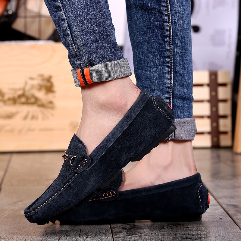 Men's Fashion Formal Dress Comfortable Cow Leather Shoes Driving