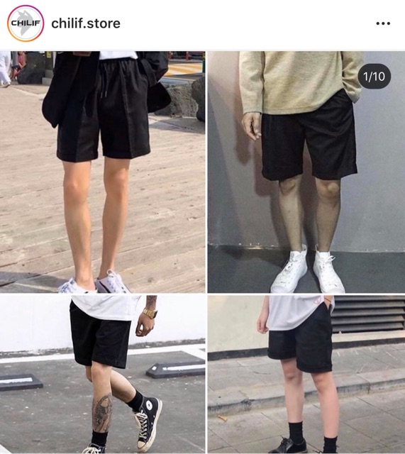 Quần shorts kaki Unisex Nam Nữ siêu đep
