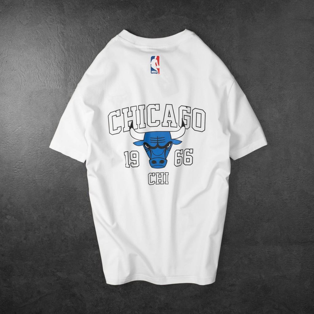 Áo thun cotton Chicago Bulls