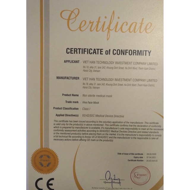 😷 1 Chiếc Khẩu trang kháng khuẩn 4 lớp Viva facemask, chống bụi , chống giọt bắn, | BigBuy360 - bigbuy360.vn