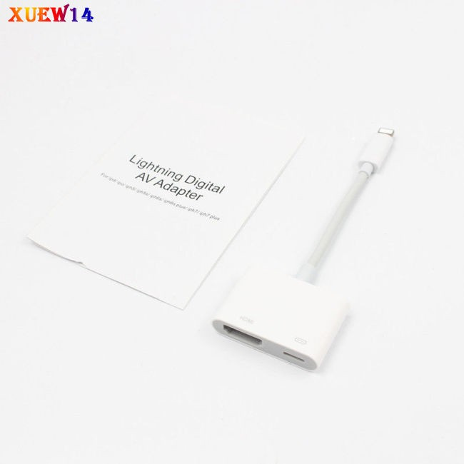 Cáp Chuyển Đổi Cổng Lightning Sang Av Tv Hdmi Với Cổng Sạc Lightning Cho Ipad Air Iphone 6 6s 7 7plus