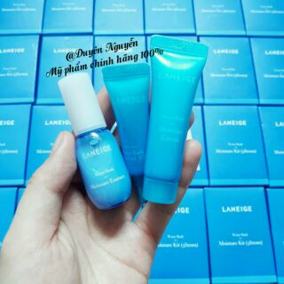 Bộ kit 3 items dưỡng ẩm Laneige - Mỹ phẩm chính hãng 100%
